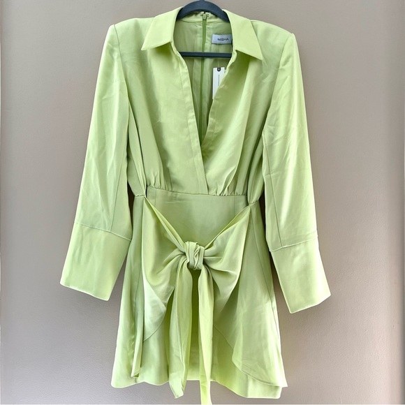 NWT Anthropologie MISHA Tie-Front Mini Blazer Dress - Picture 9 of 16